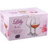Набір келихів для бренді Bohemia Lilly 40768/400 (400 мл 6 шт)
