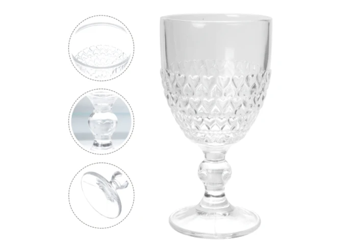 Набір келихів Прозоре серце Olens 01-033 (300мл) Набір келихів Прозоре серце Olens 01-033 (300мл)