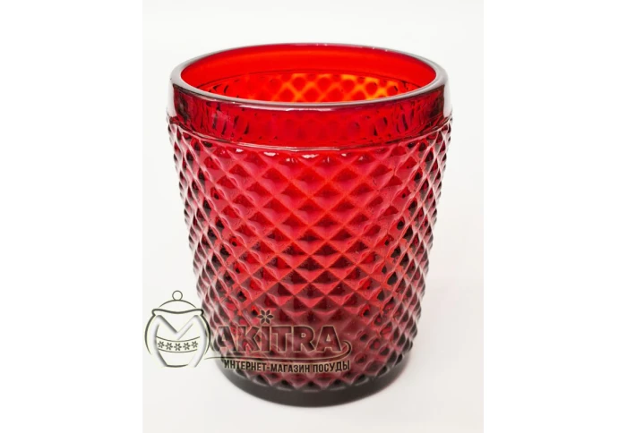 Склянка Olens Кедр червона TM0068R (250 мл) Склянка Olens Кедр червона TM0068R (250 мл)