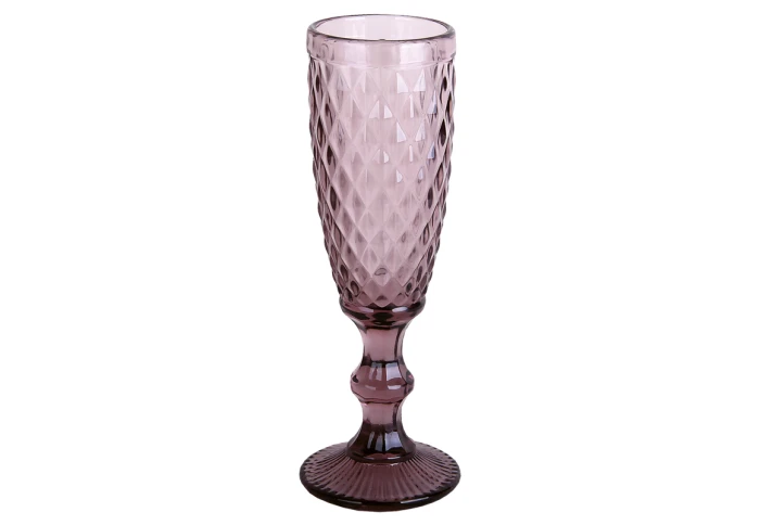 Келих для шампанського Olens Смарагд 2 рожевий 34215-12-3 (150 мл) Келих для шампанського Olens Смарагд 2 рожевий 34215-12-3 (150 мл)