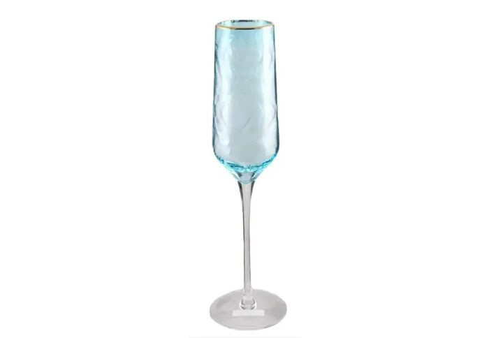 Бокал для шампанського Olens Блакитна волна ML01 (275 мл) Бокал для шампанського Olens Блакитна волна ML01 (275 мл)