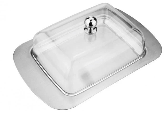 Масленка для сливочного масла из нержавеющей стали Con Brio 783-CB (19х12 см)